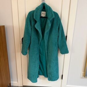 Emerald Turquoise Teddy Jacket